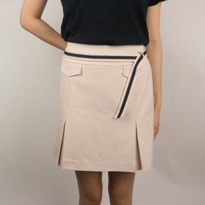 Burberry Beige Cream High-waist Short Skirt